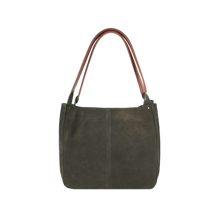 SHOPPER BAG SUEDE GREEN